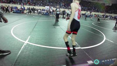 73 lbs Quarterfinal - Xander Montgomery, Skiatook Youth Wrestling 2022-23 vs Khyler McDaid, Del City Little League