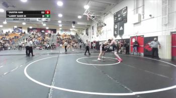 215 lbs 5th Place Match - Dustin Han, Lutheran/Orange vs Larry Baer Iii, Quartz Hill
