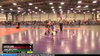 110 lbs Round 3 - Cane Smolarsky, Minion Black vs Justus Heeg, Oklahoma Outlaws