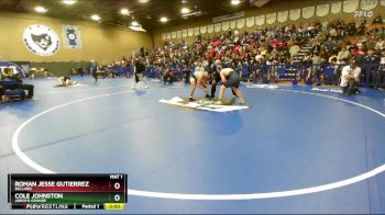150 lbs Champ. Round 2 - Roman Jesse Gutierrez, Bullard vs Cole Johnston, Arroyo Grande