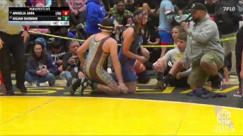 168 lbs Champ. Round 1 - Angelia Jara, Elizabeth Pinkerton Middle Sch vs Julian Guzman, Pioneer