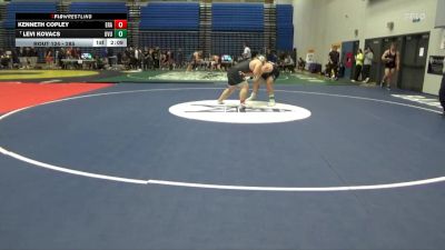 285 lbs Champ. Round 1 - Levi Kovacs, Utah Valley University vs Kenneth Copley, Embry-Riddle (Ariz.)