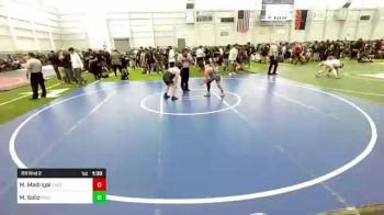 120 lbs Rr Rnd 2 - Michael Madrigal, Eastern Sabers vs Mario Soliz, Pride WC