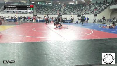 101 lbs Consi Of 8 #1 - Lexi Wiltshire, Tecumseh vs McKenzie Huling, Central Middle School