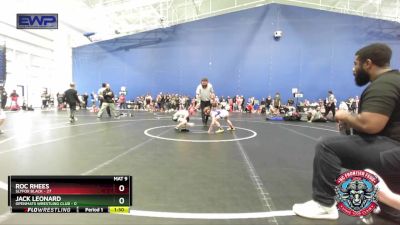 68 lbs Placement (4 Team) - Roc Rhees, Slyfox Black vs Jack Leonard, OpenMats Wrestling Club