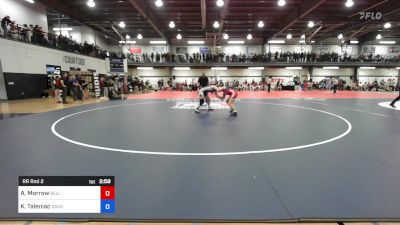 154-BLACK lbs Rr Rnd 2 - Aaliyah Morrow, Bellport vs Kyra Taleniac, Saugerties