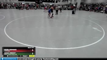 138 lbs Cons. Round 3 - Aiden Mincey, Simley Wrestling Club vs Murk Romano, Tennessee