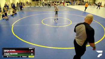 80 lbs Semis & 1st Wrestleback (8 Team) - Tyson Meagher, Paynesville vs Simon Scheel, K-M