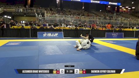 Daemeon Jeffrey Coleman vs Alexander Drake Whitesides 2025 Pan Kids Jiu-Jitsu IBJJF Championship