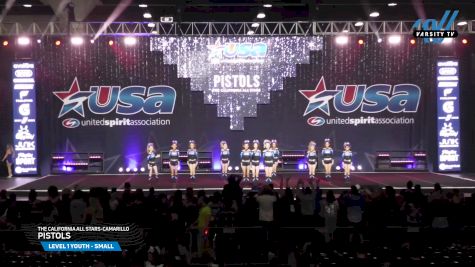 The California All Stars-Camarillo - Pistols [2025 L1 Youth - Small Day 3] 2025 USA All Star Cheer Super Nationals