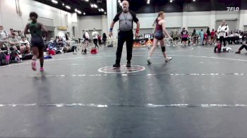 92 lbs Round 9 (10 Team) - Allie Procter, Backyard Brawlers Pink vs Heavyn Woods, Oklahoma Mafia