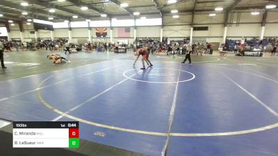 150 lbs Consolation - Carlos Miranda, Williams Field vs Brody LeSueur, WAR Wrestling Club