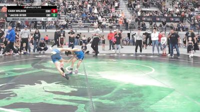 53 lbs Champ. Rd Of 32 - Cash Wilson, Salem Elite Mat Club vs Jacob Byer, Cowboy Mat Club