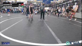 92 lbs Quarterfinal - Alexander Fee, Enid Youth Wrestling Club vs Dayton Garris, Mannford Pirate Youth Wrestling