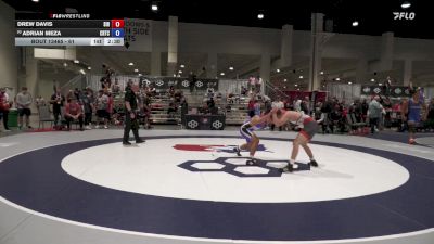 61 lbs Cons. Round 5 - Drew Davis, Southern Illinois RTC vs Adrian Meza, Cyclone Regional Training Center C-RTC