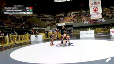 Novice Boys - 74 lbs Champ. Round 2 - Weston Cormany, NorCal Elite Wrestling Club vs Prince Dugan, Driller Wrestling Club