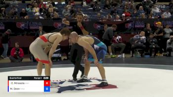 86 lbs Quarterfinal - Connor Mirasola, Askren Wrestling Academy vs Maxwell Dean, Titan Mercury Wrestling Club (TMWC)