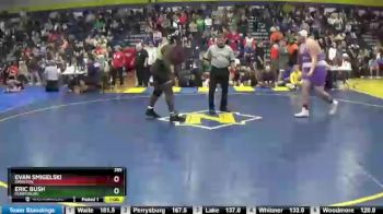 285 lbs Cons. Round 2 - Eric Bush, Perrysburg vs Evan Smigelski, Swanton