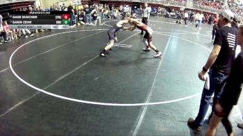 105 lbs Champ. Round 2 - Gage Buscher, Sutherland Youth Wrestling Club vs Darin Zehr, Wrestling With Character