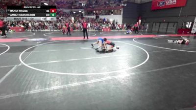 105 lbs Champ. Round 1 - Randi Magee, Baldwin-Woodville vs Amiah Samuelson, Abby/colby