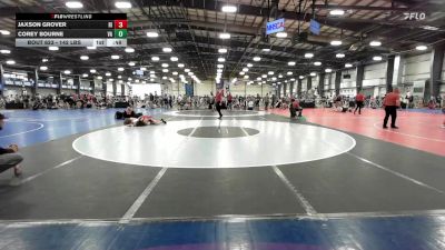 142 lbs Consi Of 32 #2 - Jaxson Grover, RI vs Corey Bourne, VA