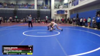 215 lbs Quarterfinal - Thomas Zemaitis, Bowling Green vs Braylan Mullholand, Mohawk