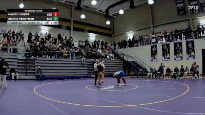 235 lbs Semis & 1st Wb (8 Team) - Hailey Lussier, Carrollton vs Bianca Pennyman, McEachern