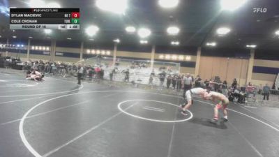 132 lbs Round Of 16 - Dylan Macievic, No Team vs Cole Cronan, Turlock Wrestling
