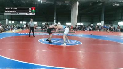 215 lbs Semifinal - Nash Mullis, Believe 2 Achieve vs Vake Martin, Richmond Wrestling Club