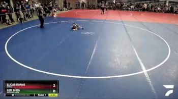 40 lbs Cons. Round 1 - Lucas Evans, F/MCC vs Leo Shea, Dover-Eyota