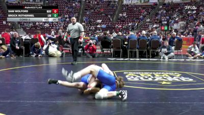 121 lbs Consi 5 - Sam Wolford, Northern Lebanon vs Brock Rothermel, Line Mountain