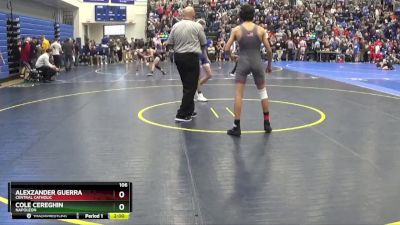 106 lbs Champ. Round 1 - Cole Cereghin, NAPOLEON vs Alexzander Guerra, CENTRAL CATHOLIC