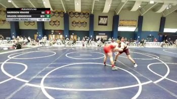 141 lbs Cons. Round 3 - Braden Henderson, Noke Wrestling RTC vs Harrison Krause, Belmont Abbey