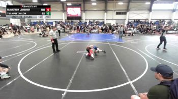 54 lbs Semifinal - Maverick Lederer, Prescott Valley Bighorns vs Tillman Taylor, Rising Sun WC