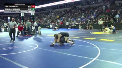 155 lbs Consi Of 16 #2 - Layla Lorenzo, Mater Dei (SS) vs Cornille Addison, Murrieta Valley (SS)