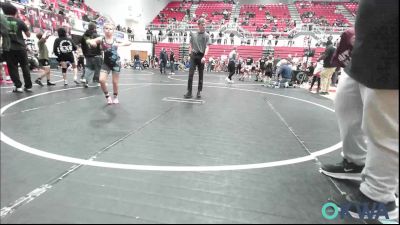 74-78 lbs Quarterfinal - Madelynn Arriaga, Clinton Youth Wrestling vs KIMBER BRYSON, Perkins