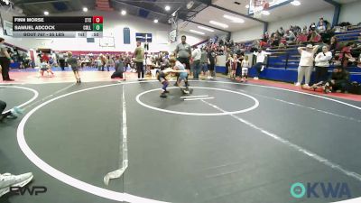 55 lbs Consolation - Finn Morse, Sallisaw Takedown Club vs Samuel Adcock, Collinsville Cardinal Youth Wrestling