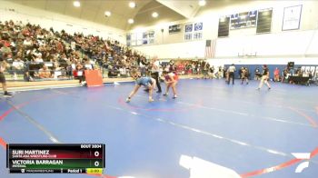 140 lbs Round 1 - Victoria Barragan, Imperial vs Suri Martinez, Santa Ana Wrestling Club