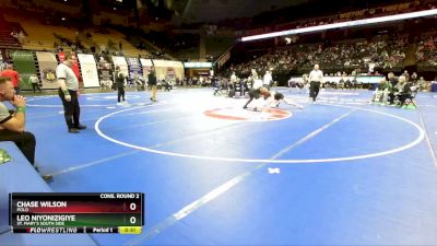 144 Class 1 lbs Cons. Round 2 - Chase Wilson, Polo vs Leo Niyonizigiye, St. Mary`s South Side