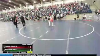 102 lbs Champ. Round 1 - Corbyn Robison, UT vs Uriah Martinez, CO