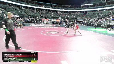 Champ. Round 1 - Laylah Casto, Central - Grand Junction Girls vs Maddie Patterson, Smoky Hill Girls