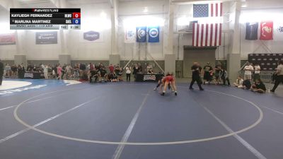 115 lbs Quarters - Kayliegh Fernandez, Blazers WC vs Marlina Martinez, Salem Elite