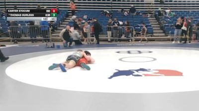 93 lbs Cons. Semis - Carter Stocum, Riverside Wrestling Club vs Thomas Hurless, Olympus Wrestling