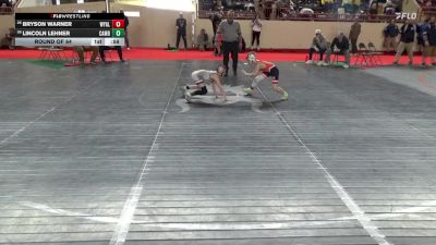 65_B lbs Round Of 64 - Bryson Warner, Wyalusing vs Lincoln Lehner, Cambria Heights