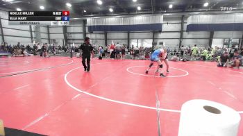 58 lbs Semifinal - Noelle Miller, PA West White - W vs Ella Hart, Cowtown - W