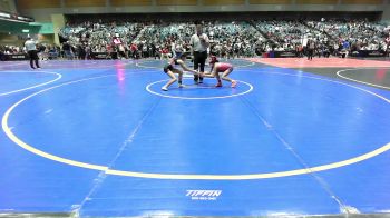 83 lbs Rr Rnd 1 - Jaslynn Flores, Warriors Of Christ Wrestling vs Sophia Saeteurn, Red Star Wrestling Academy