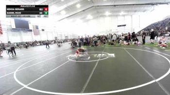 43 lbs Quarterfinal - Kekoa Berard, Mile High WC vs Daniel Rojo, Los Bandidos