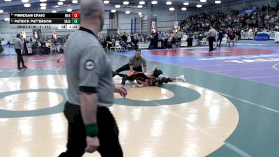 4 - 113 lbs Quarterfinal - Finnegan Craig, Monacan vs Patrick Patterson, Salem (Salem)