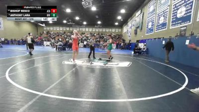 175 lbs Cons. Round 5 - Bishop Resco, Atascadero vs Anthony Lara, R.F. Kennedy