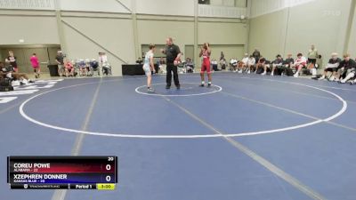 106 lbs Placement Matches (8 Team) - Coreu Powe, Alabama vs Xzephren Donner, Kansas Blue